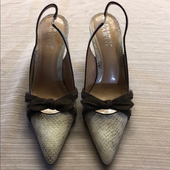 franco sarto slingback heels
